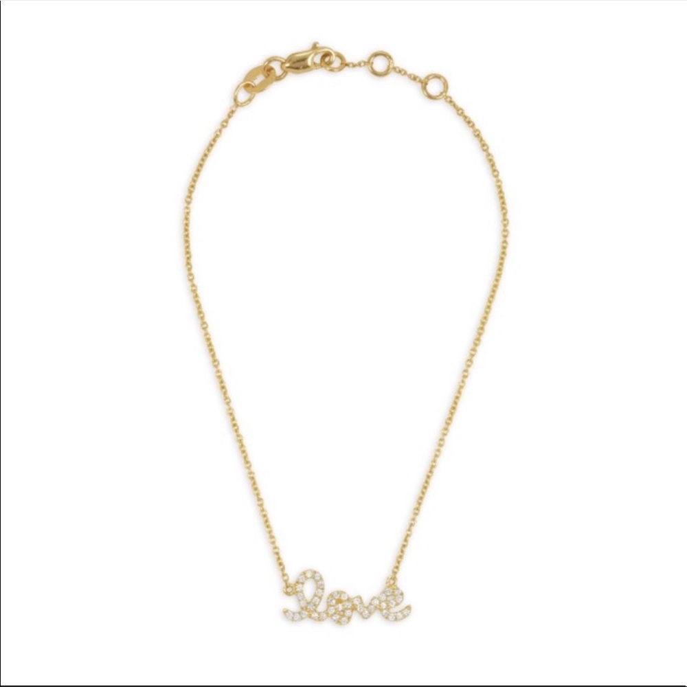 Sydney Evans Diamond Love Bracelet